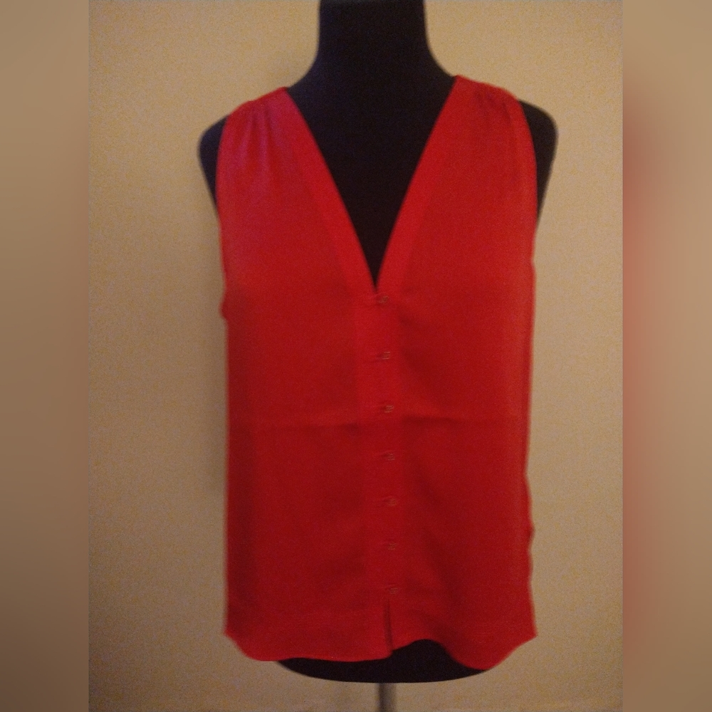 Jolie Sleeveless Red Top